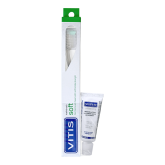 Щітка зубна м'яка VITIS SOFT + VITIS WHITENING зубна паста 15 мл