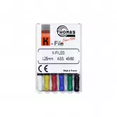 K-FILE №45-80, 25 мм, 6 шт.