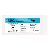 PROPYLEN 5/0, голка 12 мм, 3/8, колюча, 60 см