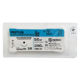 PROPYLEN 5/0, голка 12 мм, 3/8, колюча, 60 см