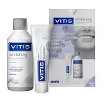 VITIS WHITENING НАБІР: ополіскувач 500 мл, зубна паста 100 мл