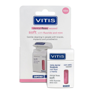 VITIS, зубна нитка м'яка, що розпушується, 50 м