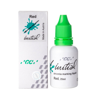 Initial Zirconia Marking Liquid, Red, 25ml