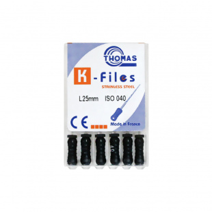 K-FILE №40, 25 мм, 6 шт.
