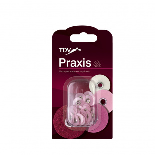 Диски полірувальні PRAXIS, 9.5 мм, fine, 30 шт.