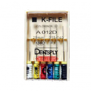 K+ FILE RS Maillefer Dentsply №06, 6 шт. 