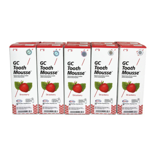 TOOTH MOUSSE, 10 шт - Strawberry, 35 мл