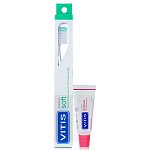 Щітка зубна м'яка VITIS SOFT + VITIS GINGIVAL зубна паста 15 мл