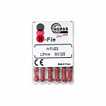 H-FILE №25, 31 мм, 6 шт.