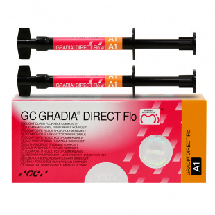 GRADIA DIRECT Flo шприц A1, 2x1.5 г, насадки