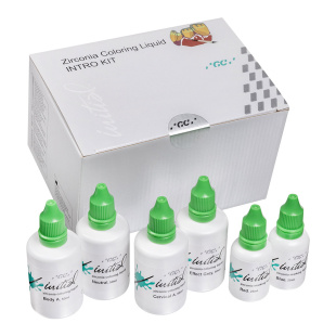 Initial Zirconia Coloring Liquid, INTRO KIT, 250 g