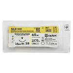 SILK 4/0, голка 16 мм, 3/8, зворотно-ріжуча, 75 см