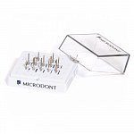 Бори алмазні, набір ортопедичний, 12 шт. середні + блок (10.803.007)